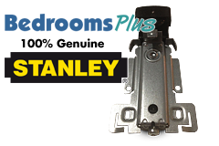 Stanley Wardrobe J-Track Top-Hung Roller